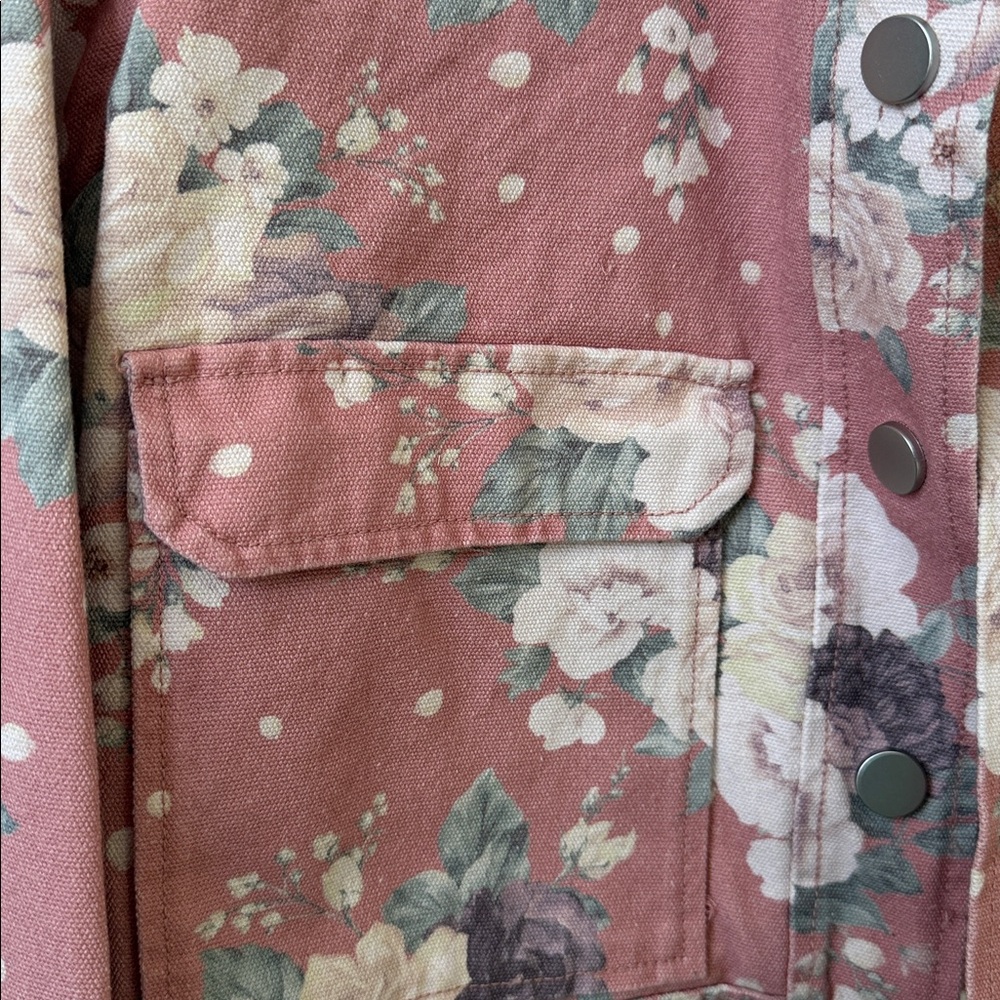 🌸🌼🌸 Camila Coelho cropped denim jacket size 6 US - Picture 10 of 12